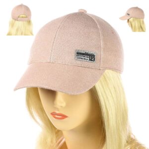 Бейсболка женская коттон с люрексом ''Нашивка'' NL 19-201 Пудра