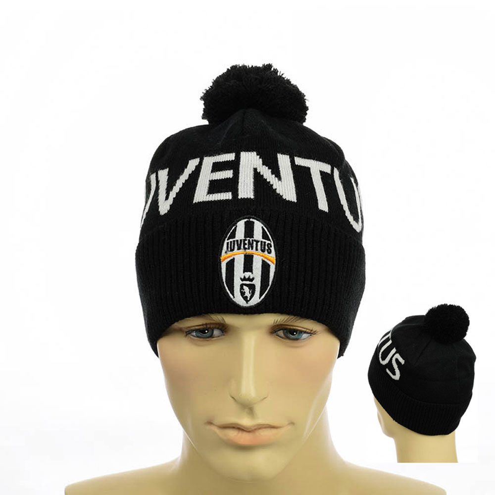 Молодежная мужская шапка с помпоном FC''Juventus'' NCMY 322