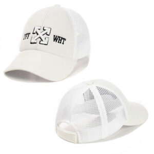 Детская кепка с сеткой и 3D вышивкой “Off White”  KJC 01-02