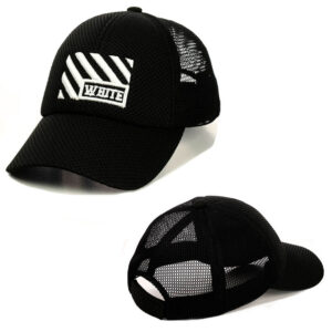 Детская кепка с сеткой и 3D вышивкой “Off White”  KJC 03-02