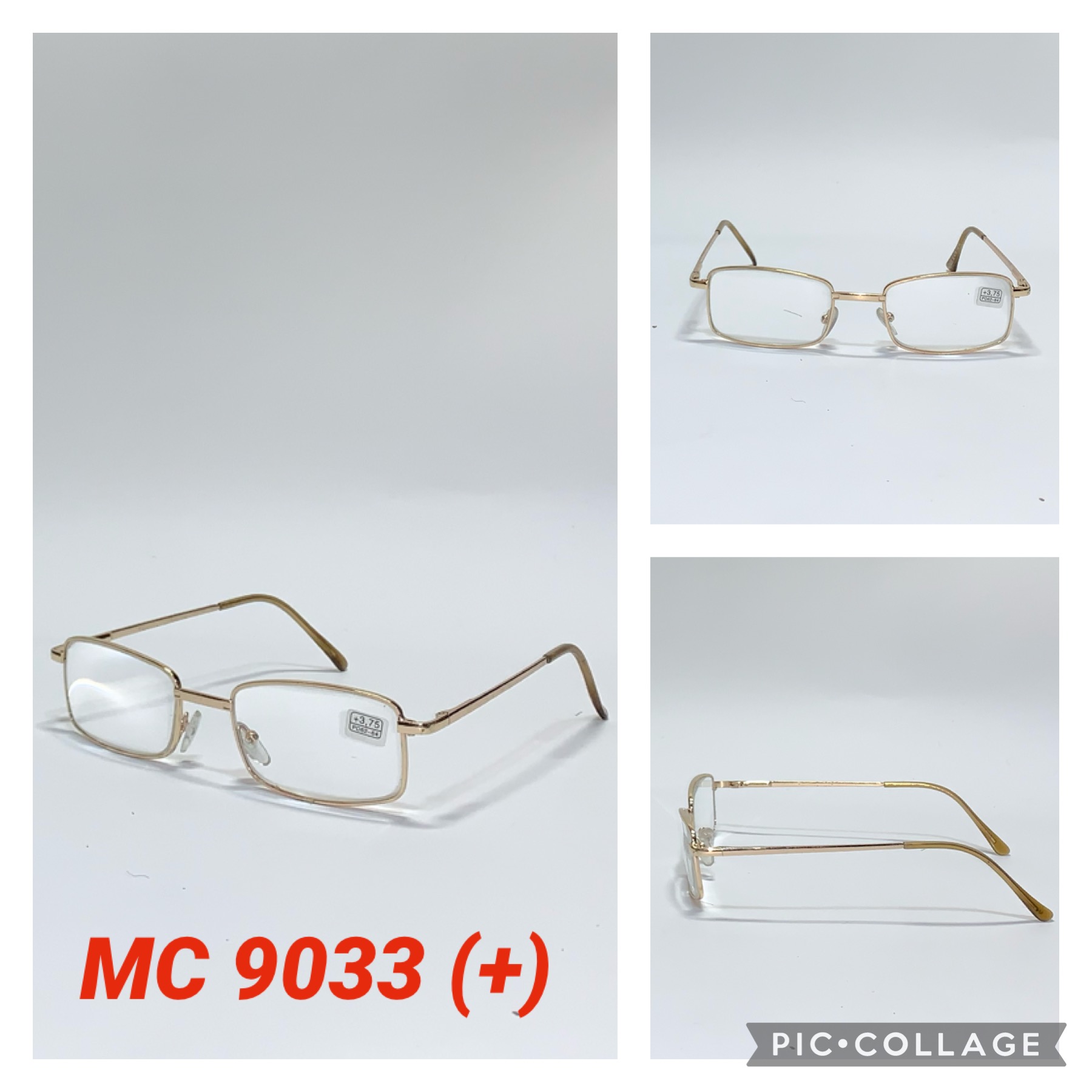 Очки для зрения в металле со стеклом MC 9033 (+)