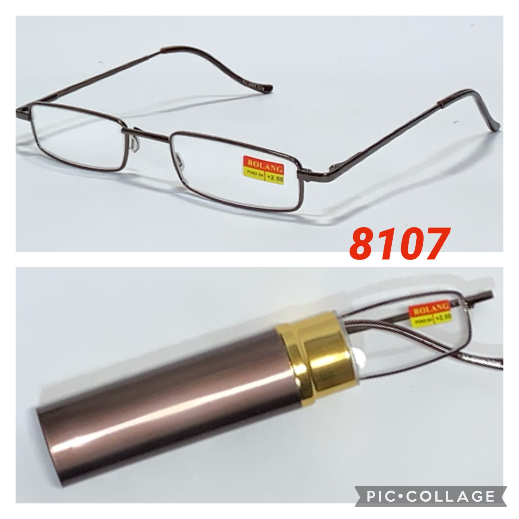 Очки для зрения ручка в металле 8107 (+) — изображение 4