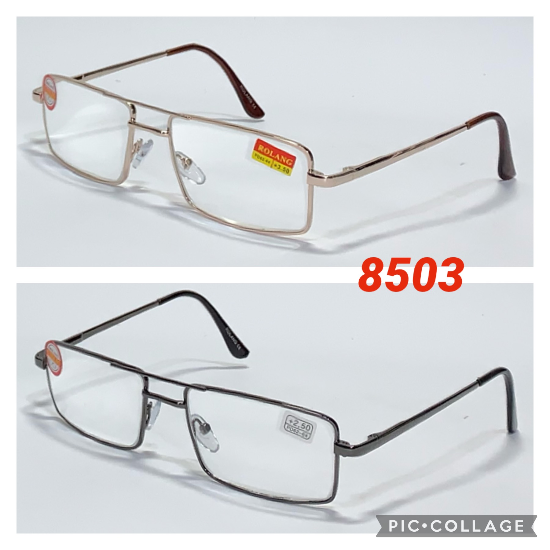 Очки для зрения в металле со стеклом MC 8503 (+)