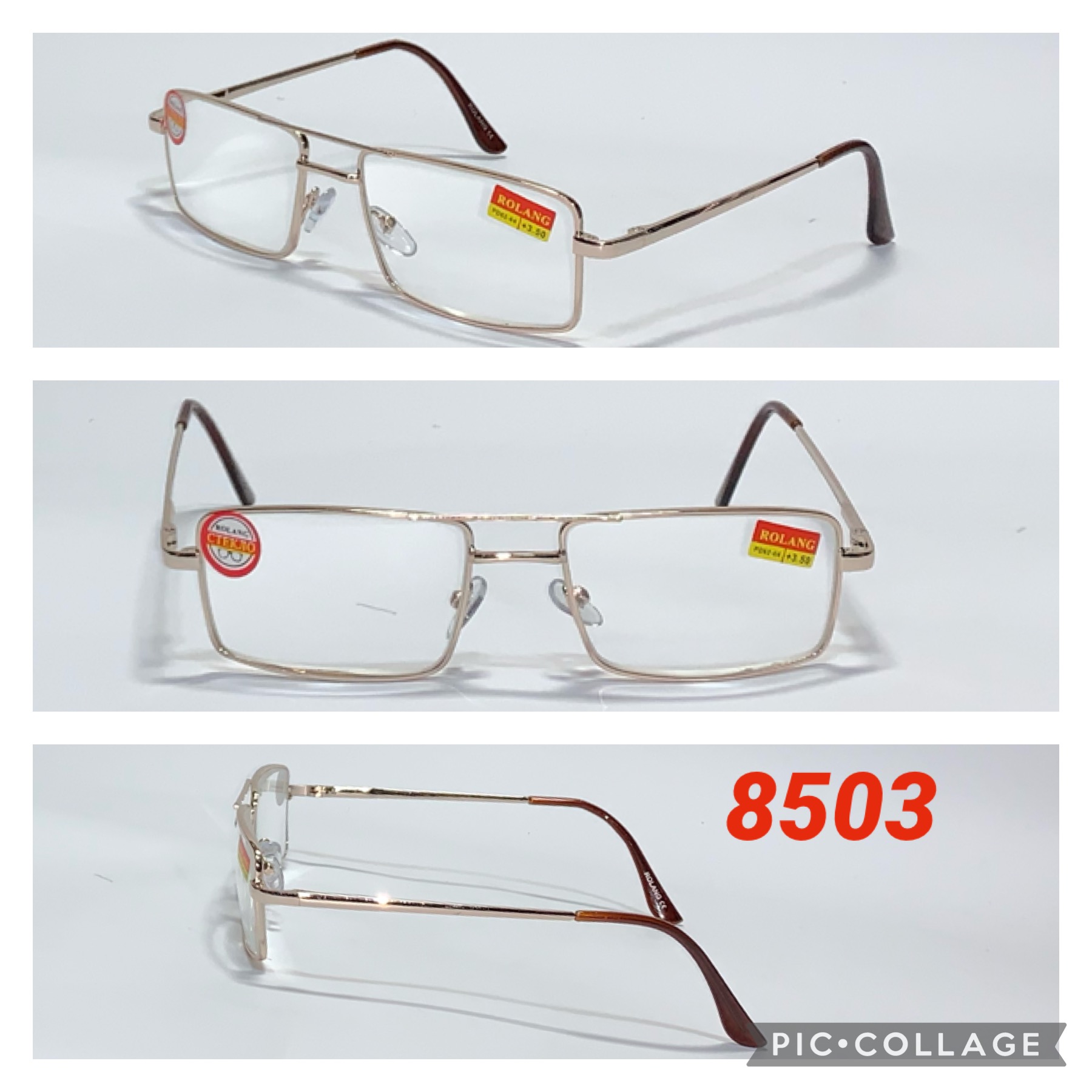 Очки для зрения в металле со стеклом MC 8503 (+) — изображение 2