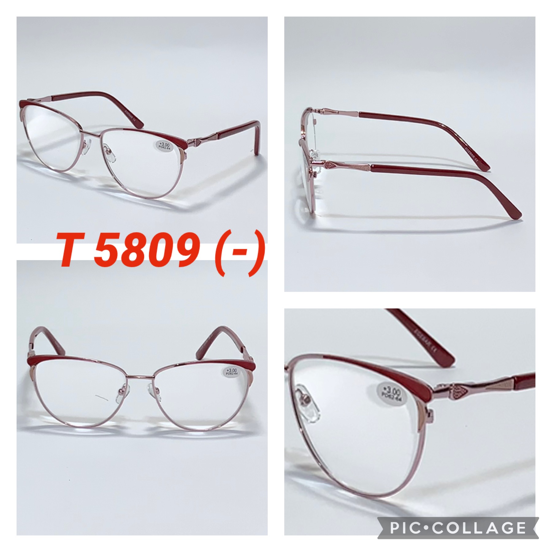 Очки для зрения в металле T 5809 (-) — изображение 3