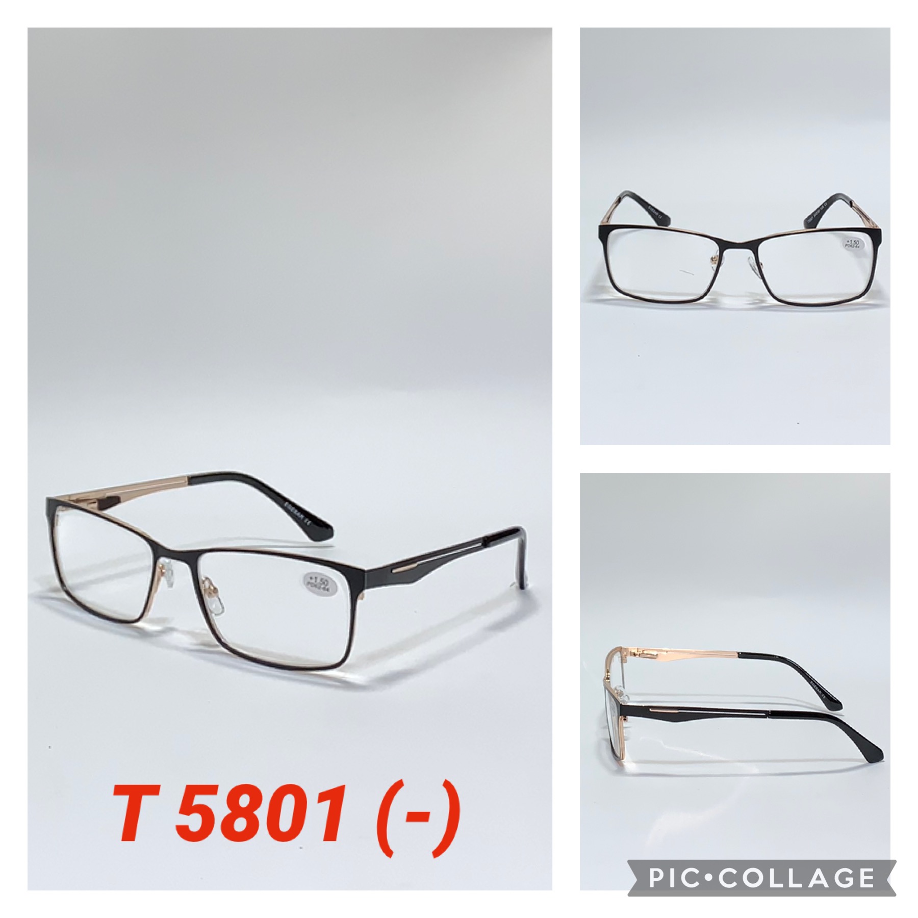 Очки для Зрения (Металлическая Оправа) T 5801 (-) — изображение 3