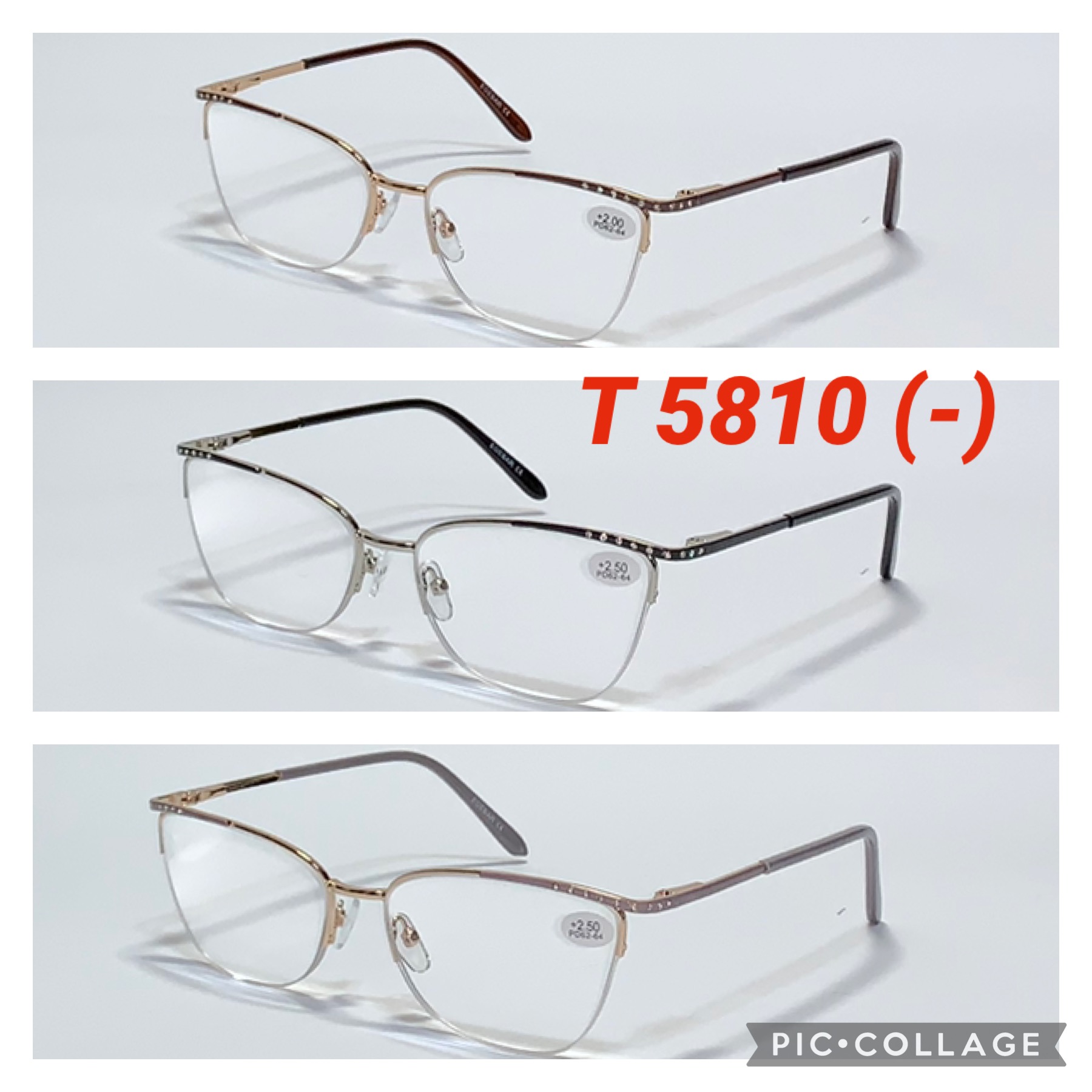 Очки для зрения в металле T 5810 (-)