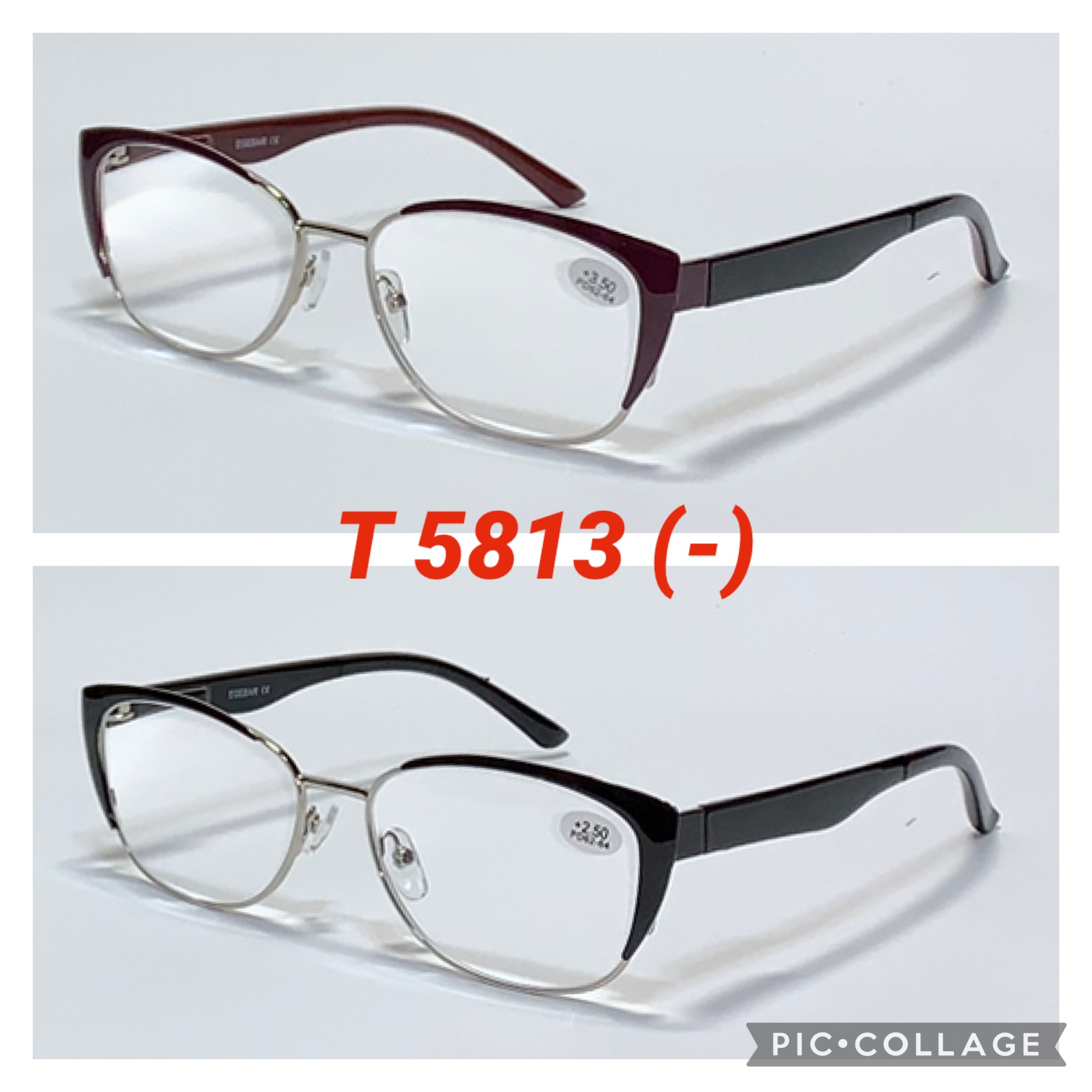 Очки для зрения в металле T 5813 (-)