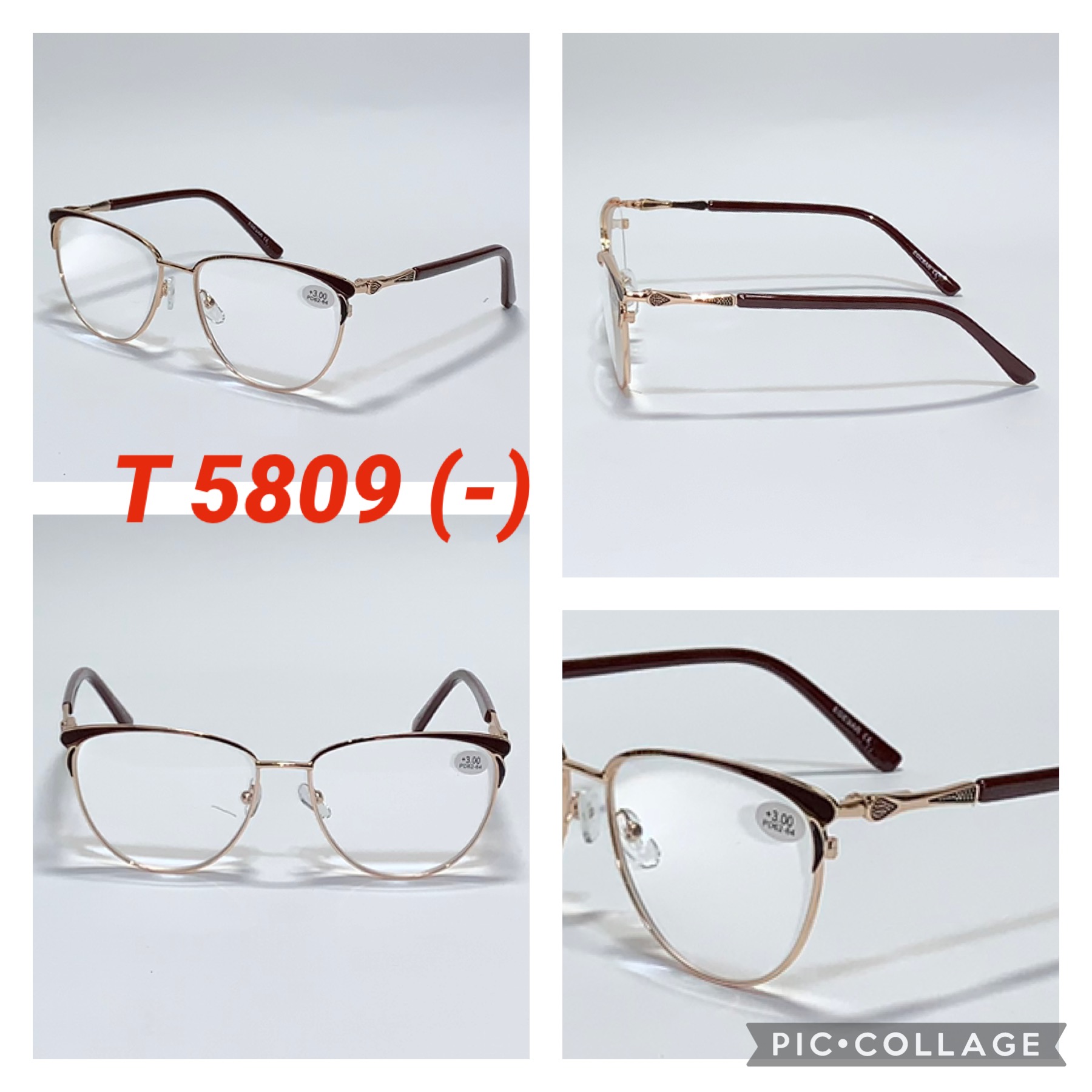 Очки для зрения в металле T 5809 (-) — изображение 4