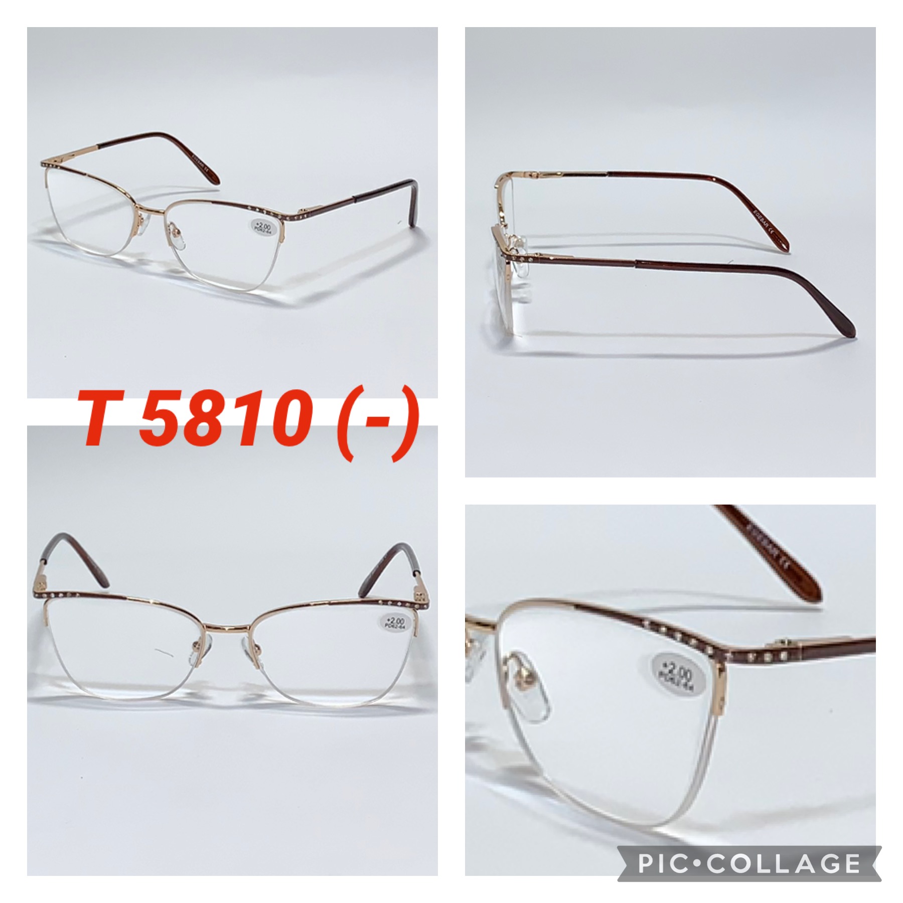 Очки для зрения в металле T 5810 (-) — изображение 2