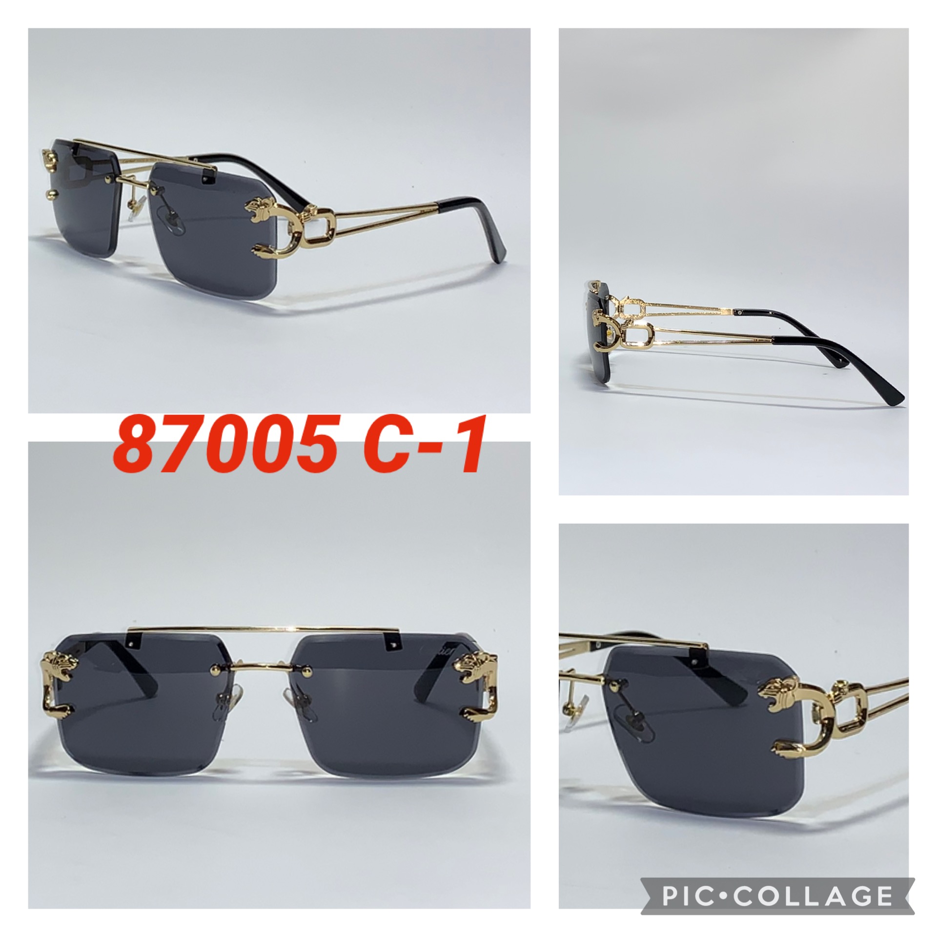 Очки без оправы “Cartier” (Реплика) новинка 2025 года