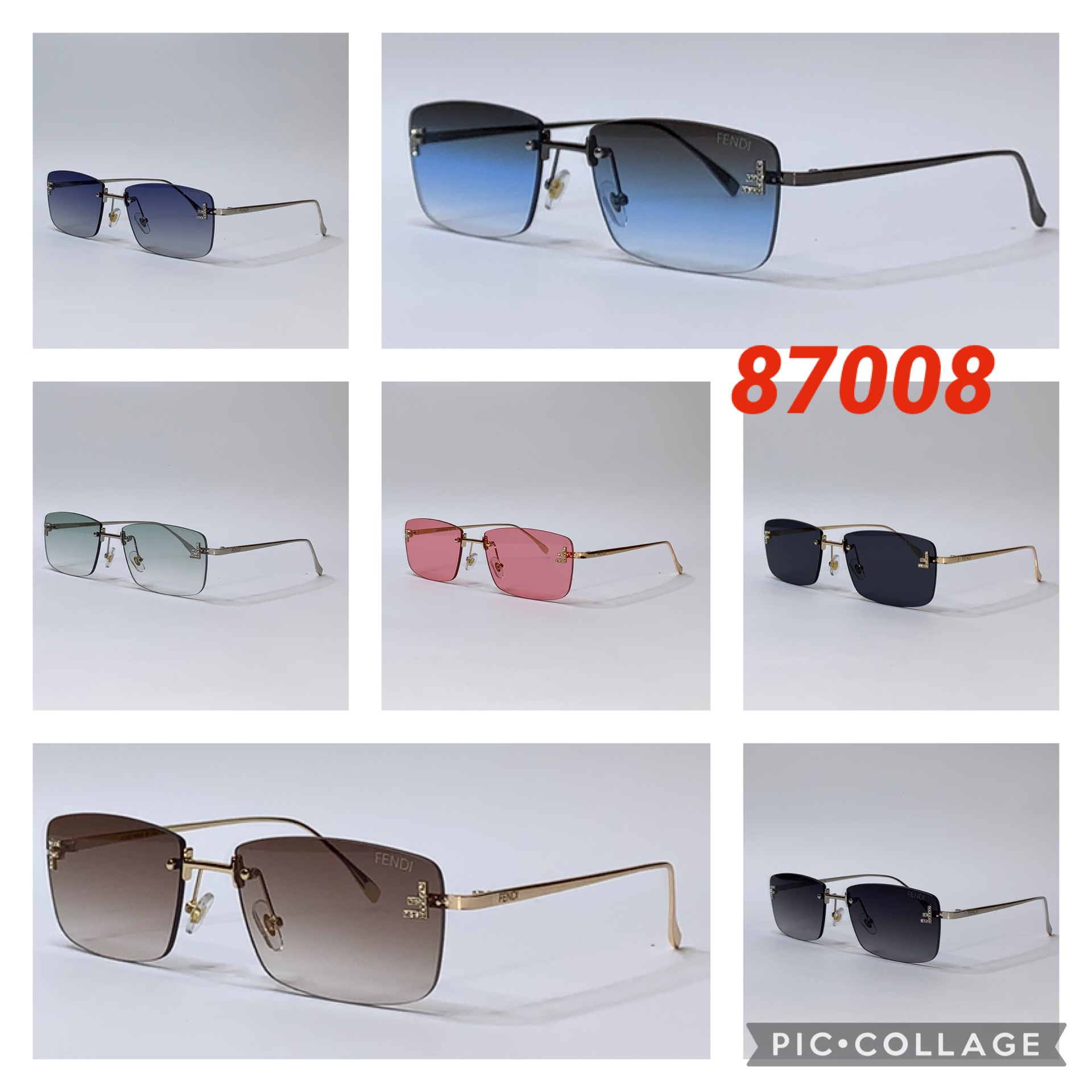 Молодежные Брендовые Очки “FENDI” (Реплика)