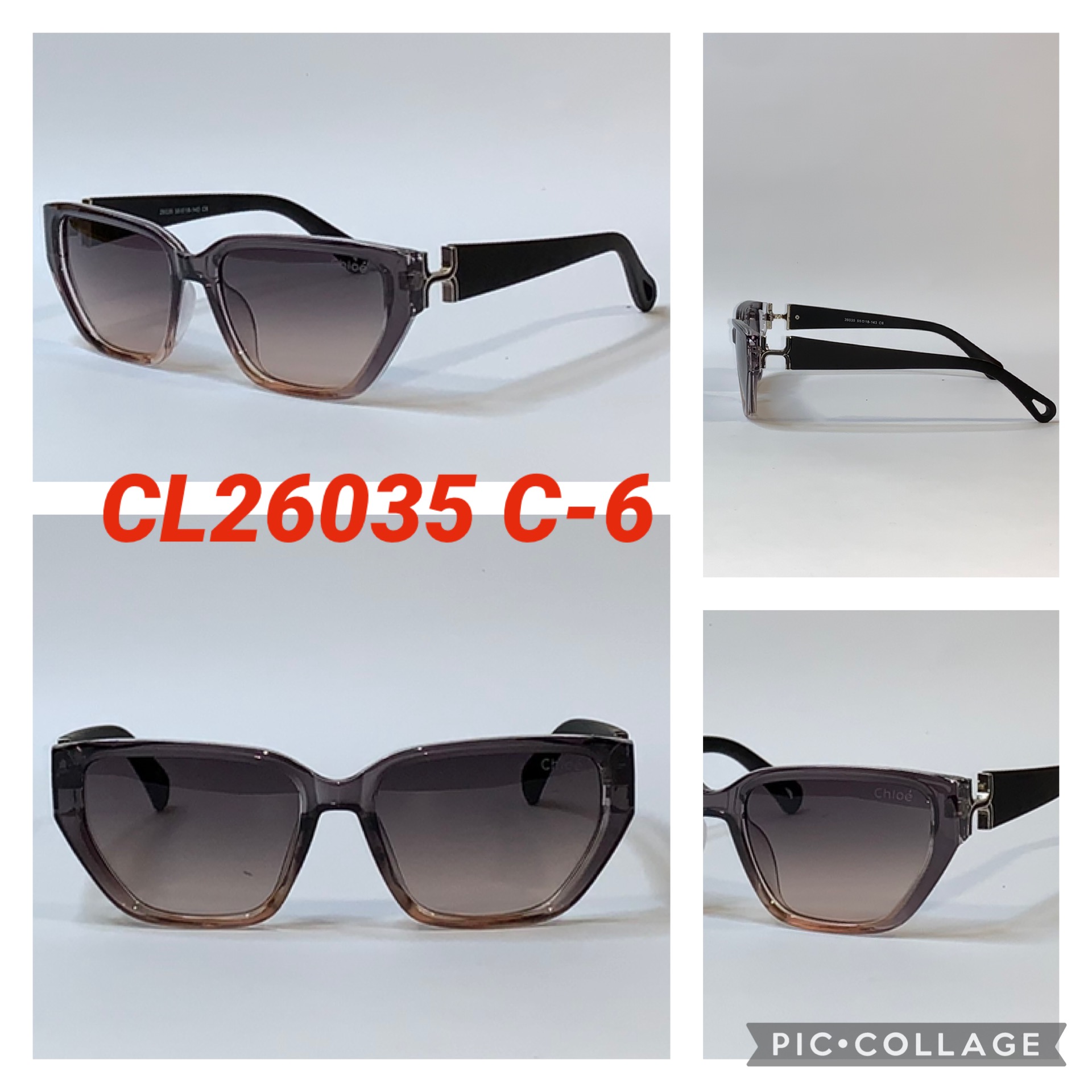 Брендовые Женские Солнцезащитные очки “Chloe” (Копия)