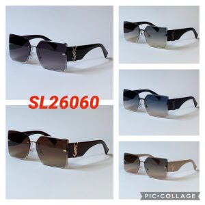 Женские Очки без оправы “Saint Laurent” (Реплика)