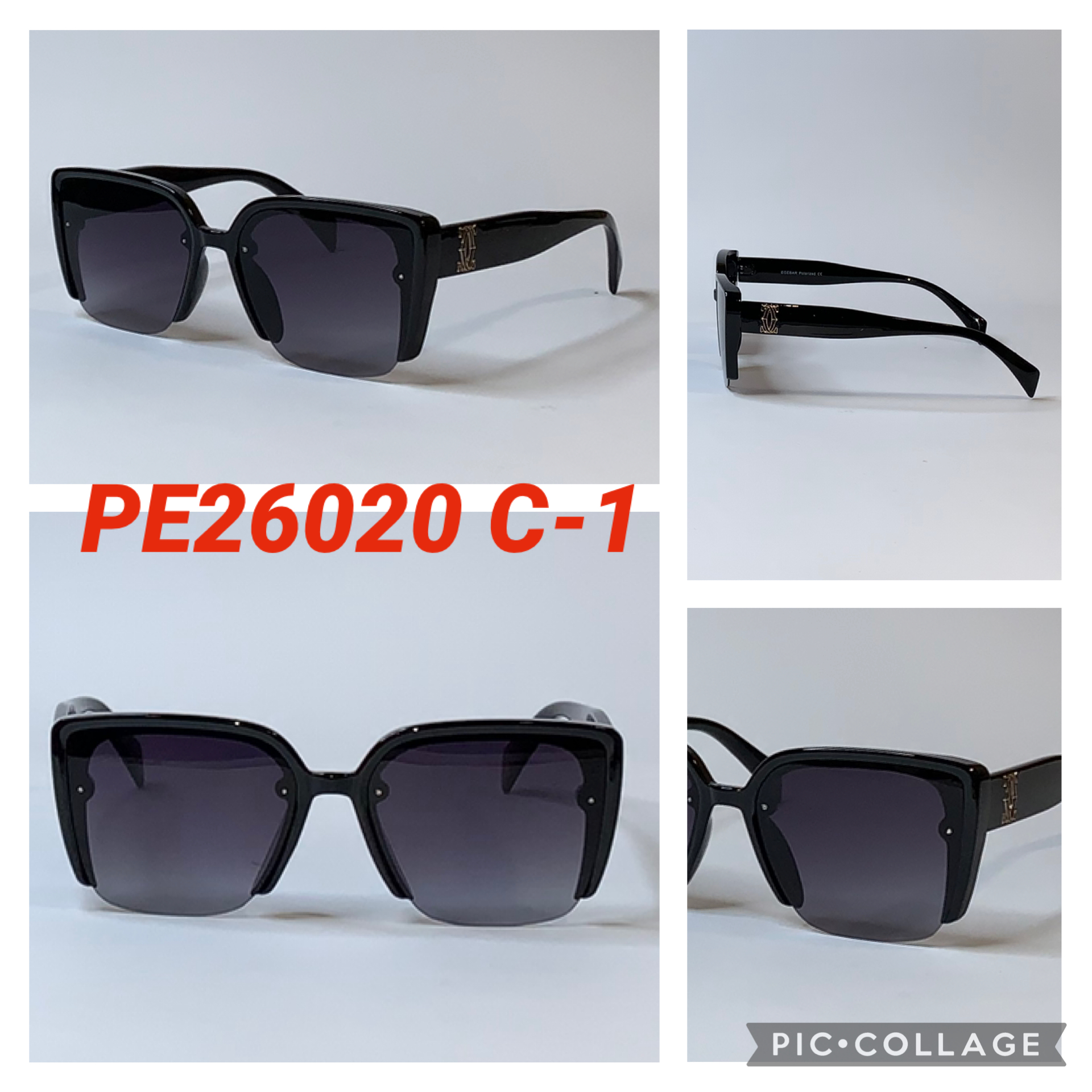 Женские Квадратные Очки Polaroid без оправы