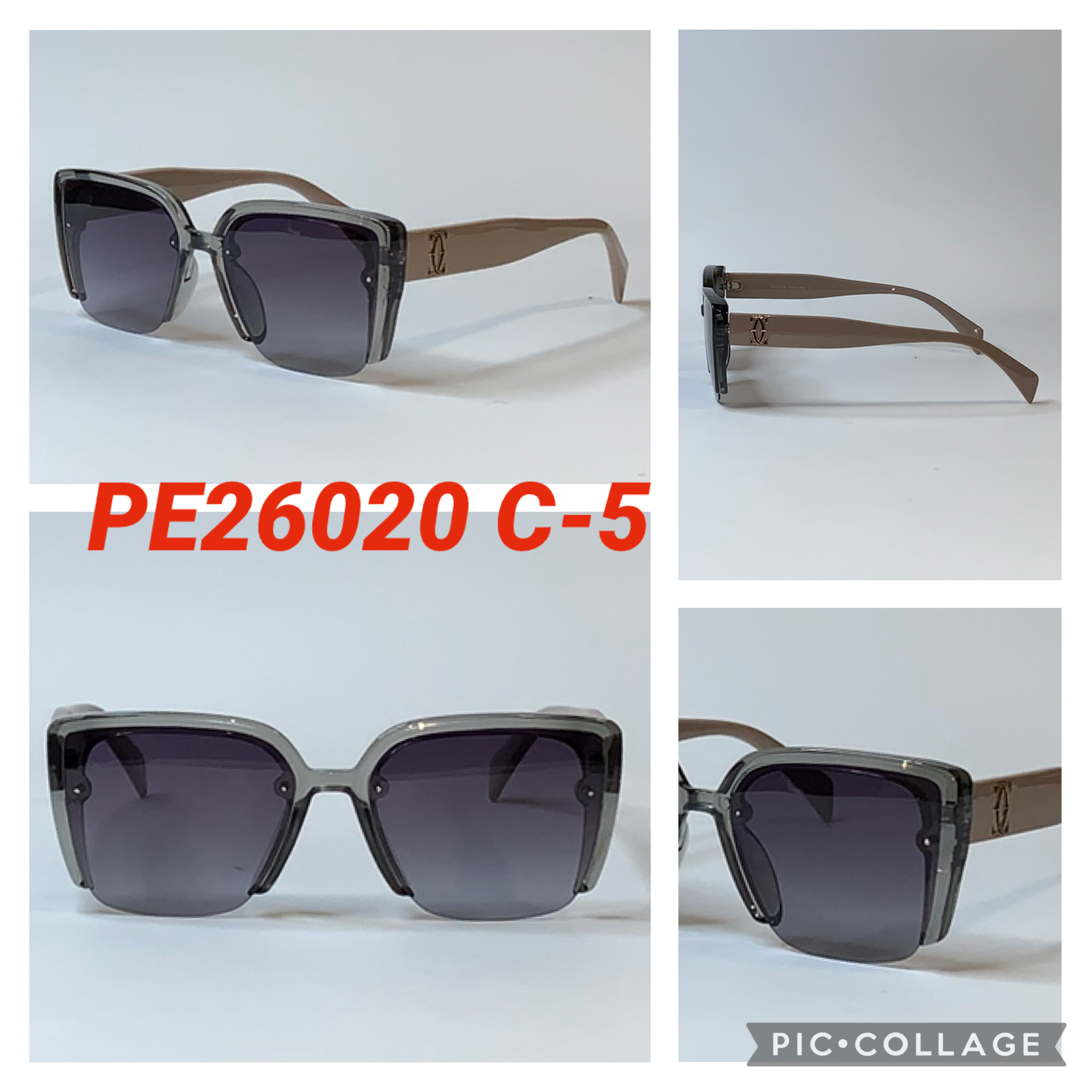 Женские Квадратные Очки Polaroid без оправы