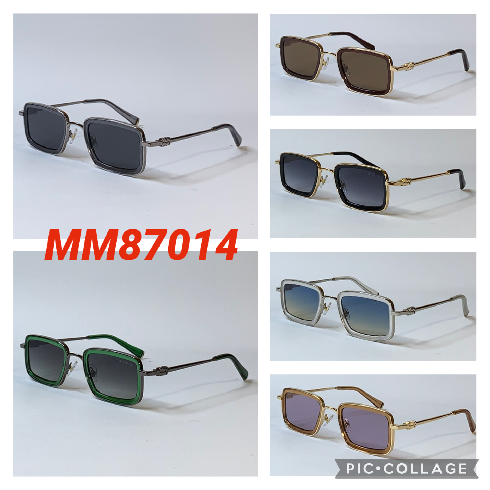 Женские Очки MIU MIU в металлической оправе