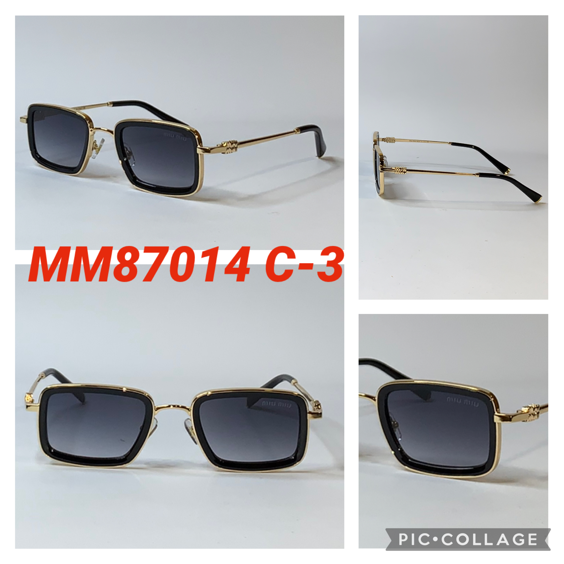 Женские Очки MIU MIU в металлической оправе