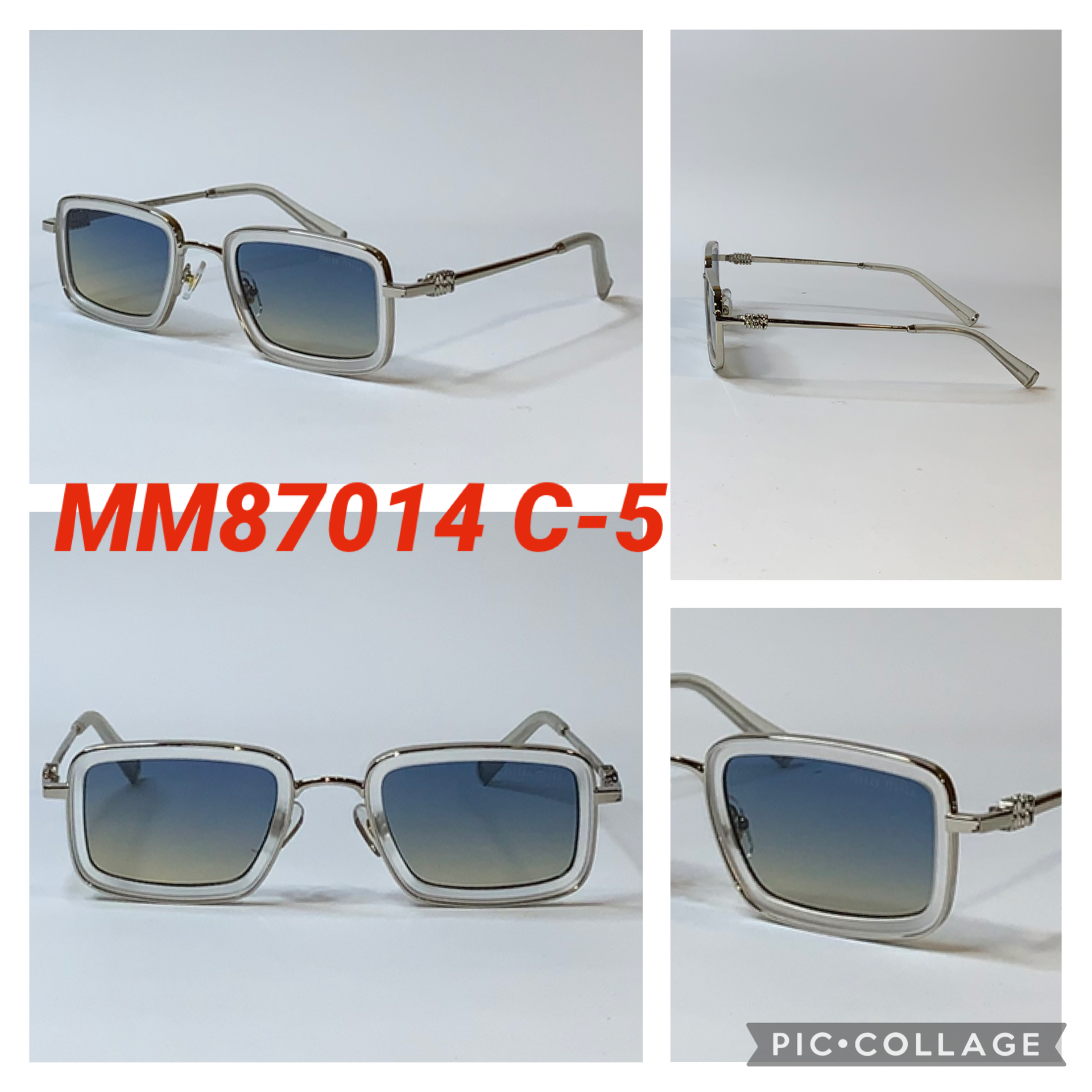 Женские Очки MIU MIU в металлической оправе