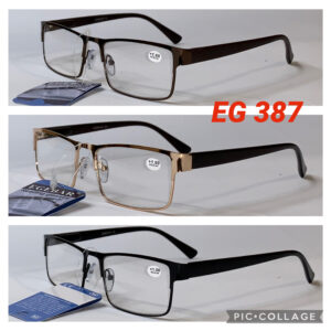 Мужские Очки с диоптрией (Плюс) в металлической оправе