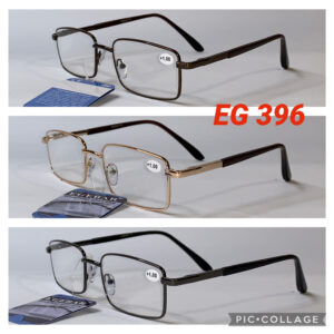 Мужские Очки с диоптрией (Плюс) в металлической оправе