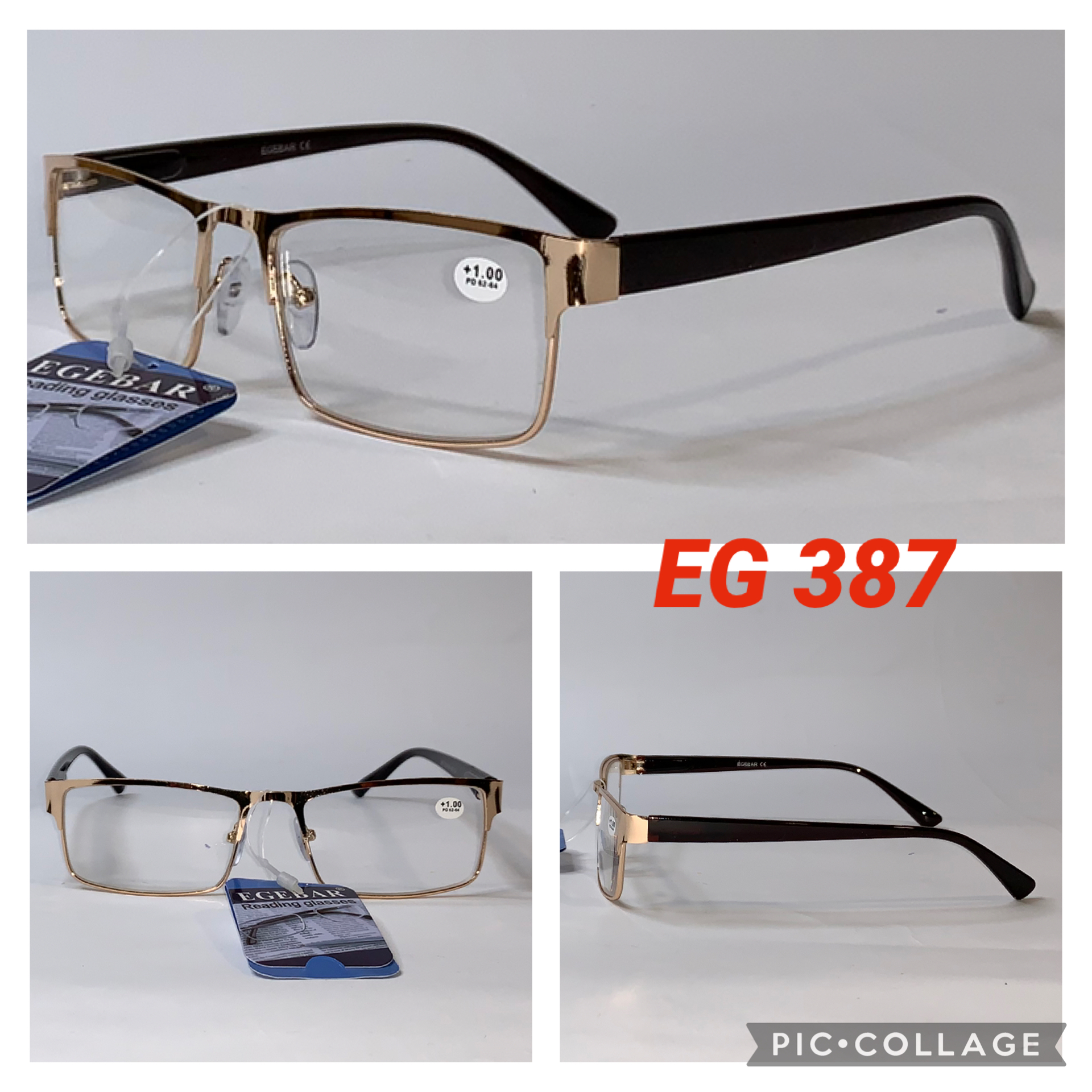 Мужские Очки для Зрения в металле (Плюс)