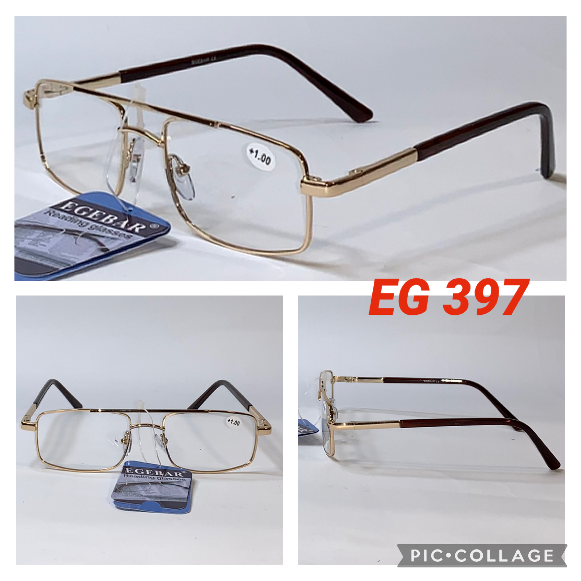 Мужские Очки для Зрения в металле (Плюс)