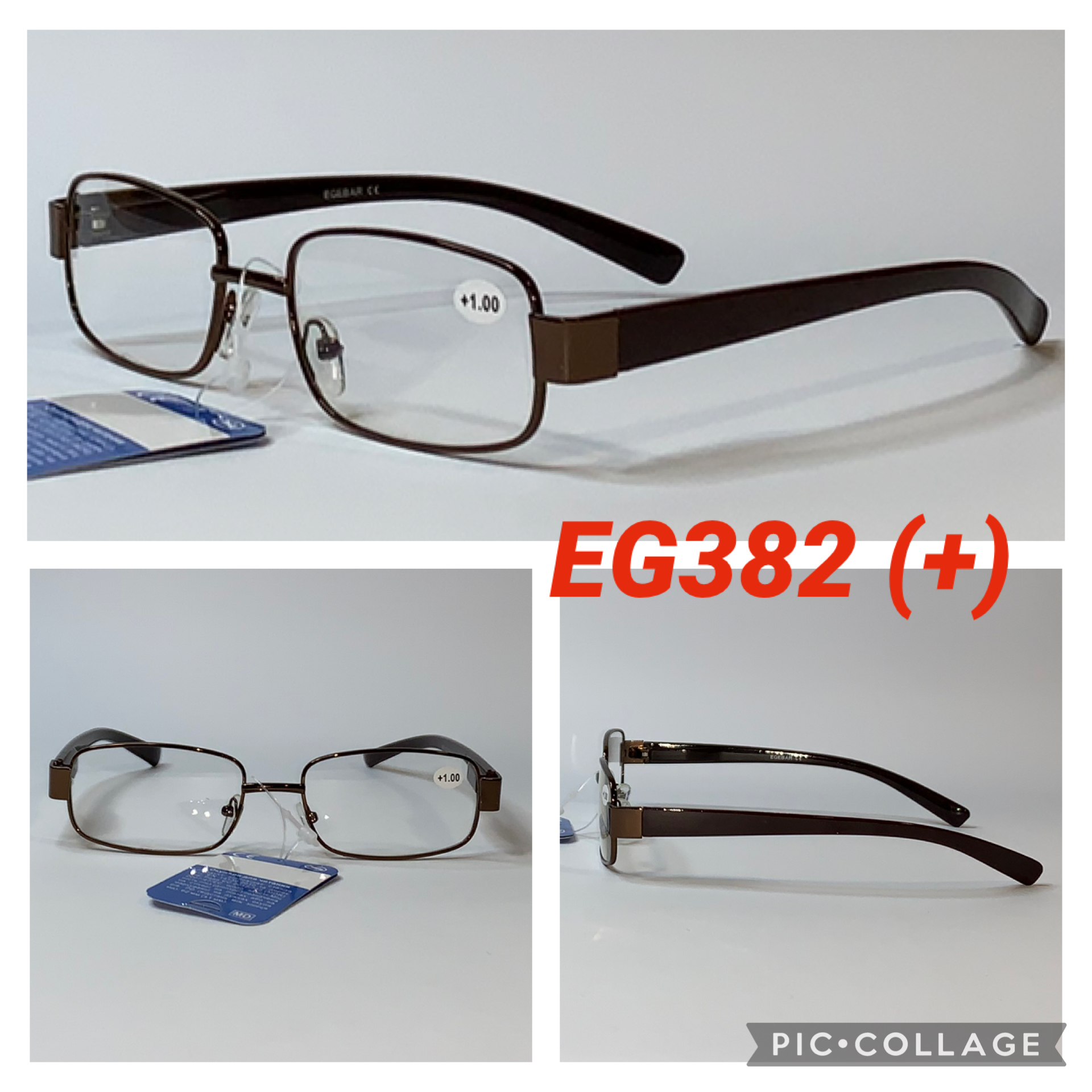 Мужские Очки для Зрения в металле (Плюс)