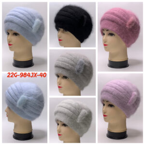 Женская ангоровая шапка 22G-984 JX-40