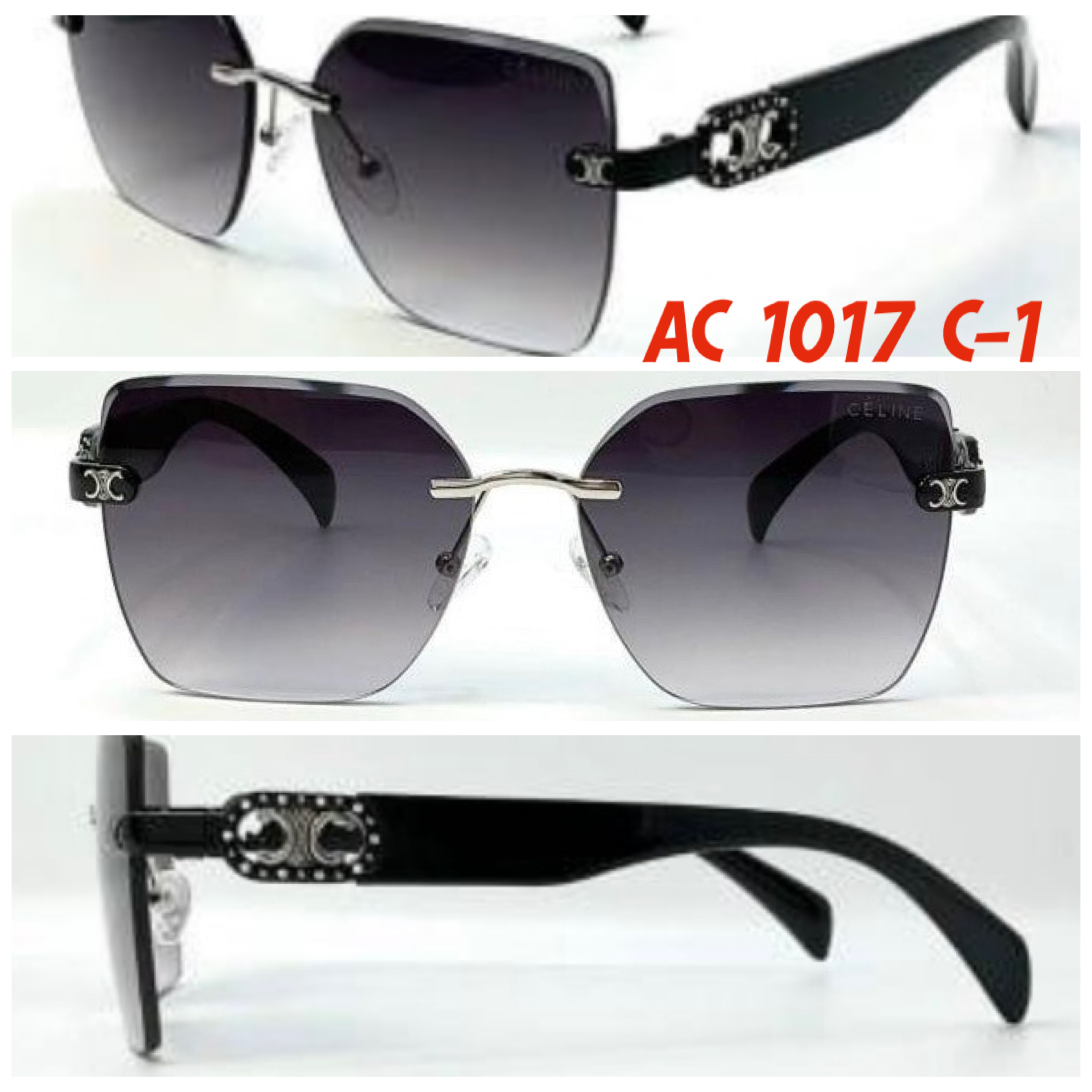 Женские брендовые очки “Celine” без оправы (Реплика)