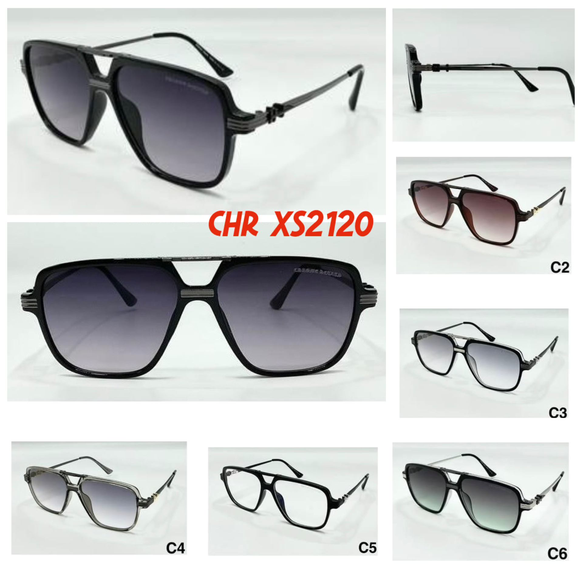 Солнцезащитные Очки маска “CHROME HEARTS” (Реплика)