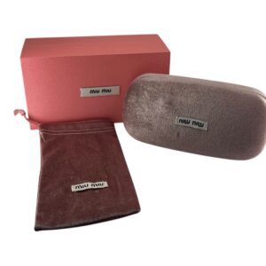 Твердый футляр для очков “MIU MIU” (Реплика)